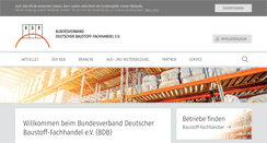 Desktop Screenshot of bdb-bfh.de